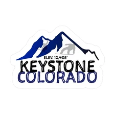 Keystone Ski Resort Decal Sticker -Colorado -Ski / Snowboard *Free Shipping