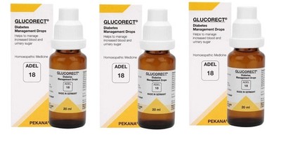 ADEL 18 Homeopathic Drops Liquid 20ml x 3 Pack Natural Wellness Formula