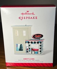 Hallmark Nostalgic Houses And Shops Ornament 2014 Andys Cars With Box