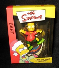 NIB The Simpsons BART Snowboarding American Greetings Christmas Ornament 2003