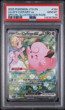 2025 POKEMON JTG EN-JOURNEY TOGETHER #184 LILLIE'S CLEFAIRY EX PSA 10 on eBay