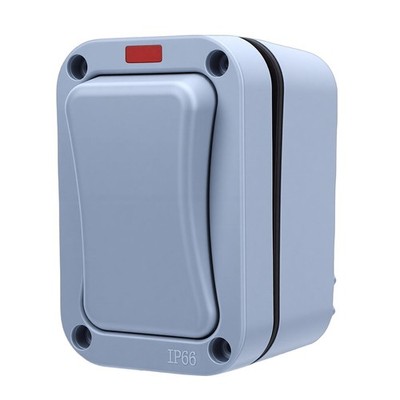 Outdoor Light Switch 20A Weatherproof IP66 Waterproof 1 Gang 1 Way Single