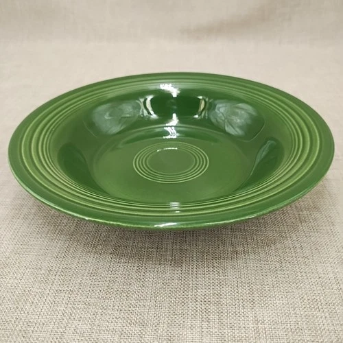 Vintage (1951-1959) Fiesta Forest Green 8 1/2" Deep Plate Excellent condition