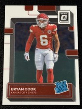 Bryan Cook Rookie Card Kansas City Chiefs - 2022 Panini Donruss Optic #272 (RC). rookie card picture