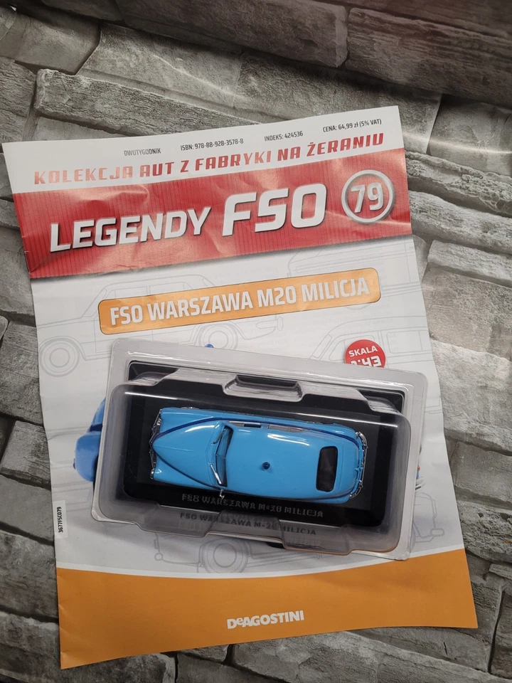 model cars 1.43 FSO WARSZAWA M20 Milicja Series Legend FSO NR.79 — 第 2/4 张图片