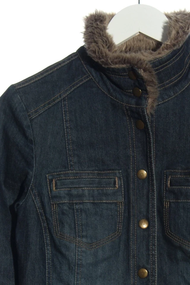 PRINCIPLES Cazadora vaquera Mujeres Chaqueta Talla EU 36 azul Apariencia vaquera - Imagen 3 de 4