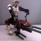 LEGO Star Wars Scout Trooper & Speeder Bike 75532 Complete Set 452 Pieces