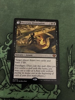 Decorum Dissertation - 78 - NM - Secrets of Strixhaven