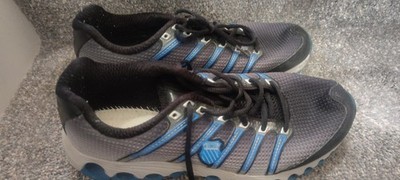K-Swiss Tubes size 9 1/2 mens running shoes faded black/brilliant blue