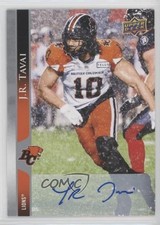 2021 Upper Deck CFL Auto JR Tavai #33 Auto 0c3