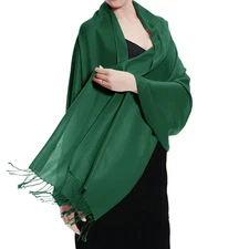 Pashmina Large Soft Plain Shawl/Wrap/Scarf for Women Solid Colors Fashion
