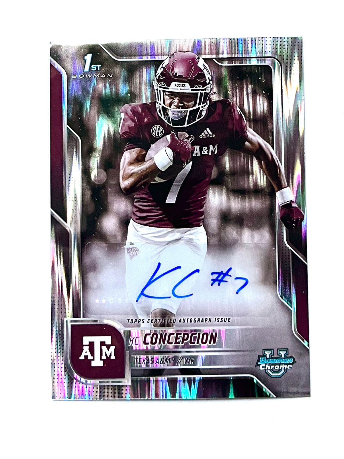 2025 Bowman University Chrome #BCA-KCO KC Concepcion Stealth Auto