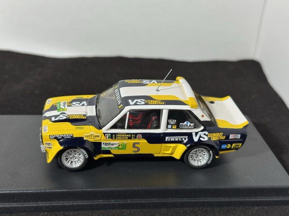 FIAT 131 ABARTH VS OLIO FIAT #5 T.TOGNANA-S.CRESTO RALLY DELLA LANA 1981 Tk 1:43 - Immagine 2 di 4