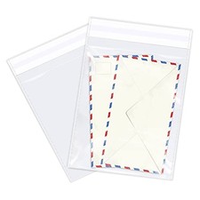 6" x 9" 200 Count Clear Cellophane Bags - Self Sealing Cello Plastic Poly B...