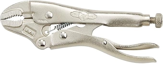 4 Inch Lock Cutter IRWIN VISE-GRIP Curved Jaw Locking Pliers with Wire Cutter, 4-Inch (10 ...