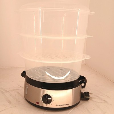 Russell Hobbs Dampfgarer Küchengeräte 9 Liter Timer Abschaltautomatik für gesund