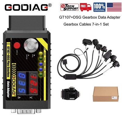 GODIAG GT107+DSG Gearbox Data Adapter For Benz/BMW & Gearbox Cables 7-in-1 Set