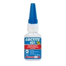 Loctite 401 Clear Fast Cure Superglue Cyanoacrylate Bottle 50gm