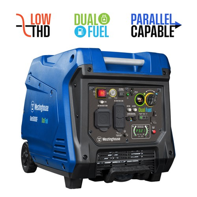 #ad Westinghouse Refurbished 5000 Watt Portable Dual Fuel Inverter Generator $831.00
