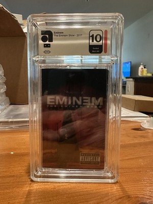 Eminem The Eminem Show Sealed Lenticular Cassette Tape AMG Graded Mint 10