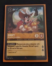 DISNEY LORCANA URSULAS RETURN Goofy Musketeer Swordsman Cold Foil