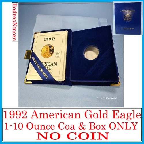 1992 American Gold Eagle 1/10 oz — photo from the most recent tracked eBay sale