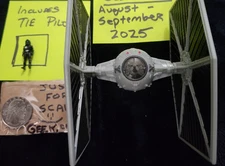 Star Wars Micro Galaxy Squadron Tie Fighter Series 1 COMPLETE jazwares Tie Pilot