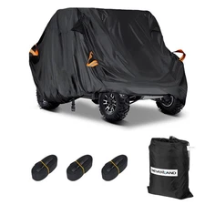 NEVERLAND 300D Waterproof Utility Vehicle Cover Storage With Reflective striping