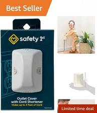 Safety First: Outlet Cover with Cord Shortener for Baby Proofing and Neatness