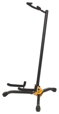 Klappbarer Hercules HCGS-405B Gitarrenständer mit beweglicher Mittelstange