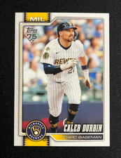 2026 Topps Series 1 Caleb Durbin #297 Milwaukee Brewers