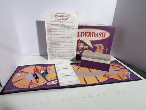Balderdash The Hilarious Bluffing Game Vintage 1995 Parker Brothers Complete Set