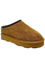 BEARPAW Women's Martis Suede Mule w/Rain  Stain Repellent Iced Coffee