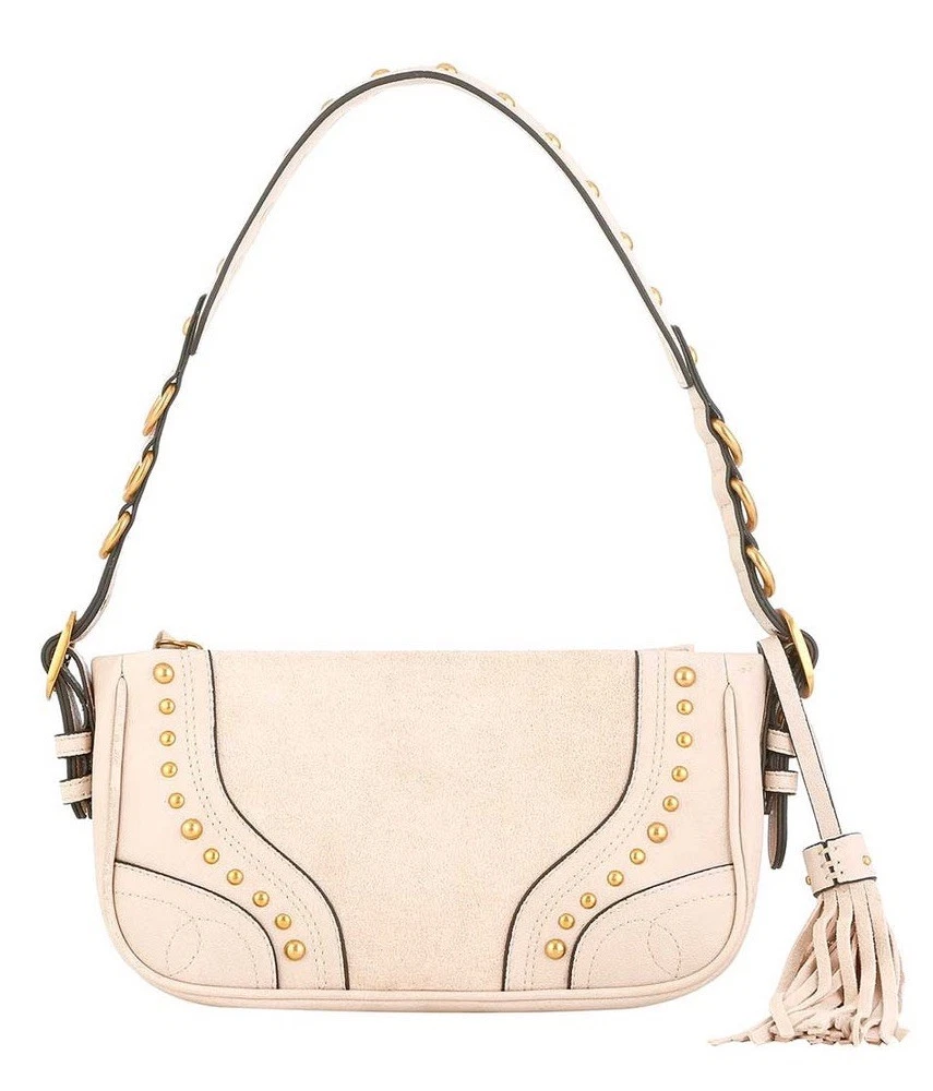 Sac à Main Jessica Simpson Beige – Grand Logo, état Excellent, Taille Moyenne