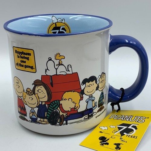 Snoopy Happiness is Being One of the Gang" Large Ceramic Mug Coffee/Tea ...