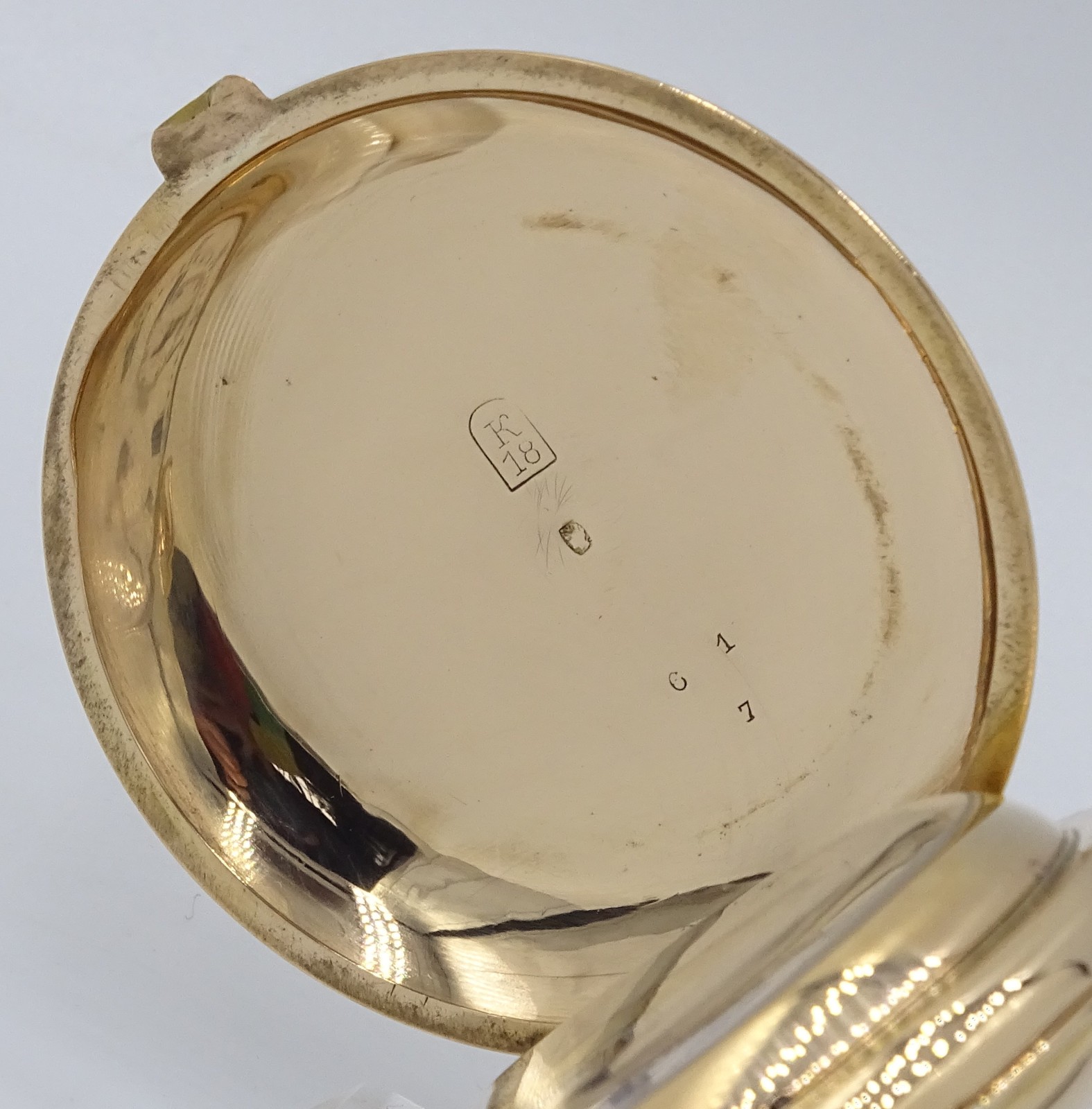 COMPLICATED HIGHEST GRADE SOLID 18K GOLD HUNTER M… - image 23