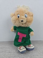 Vintage 80s 1983 Alvin  The Chipmunks 12" Plush Green Theodore Stuffed Toy Doll