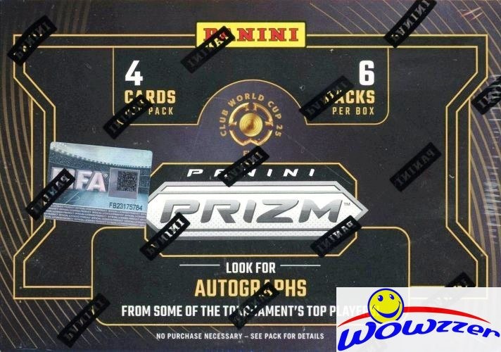 2025 Panini PRIZM FIFA Club WORLD CUP Soccer EXCLUSIVE Sealed Blaster Box!!