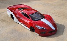 Racer Rc By Andys C8 Zo6 Corvette Body W Protective Film .040 Clear Drag Sct S Racer Rc By Andys C8 Zo6 Corvette Body W Protective Film .040 Clear Drag Sct S