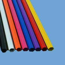 Aluminium Hexagonal Show Jump Pole 3m – Lightweight Powder Coated 100mm or 65mm