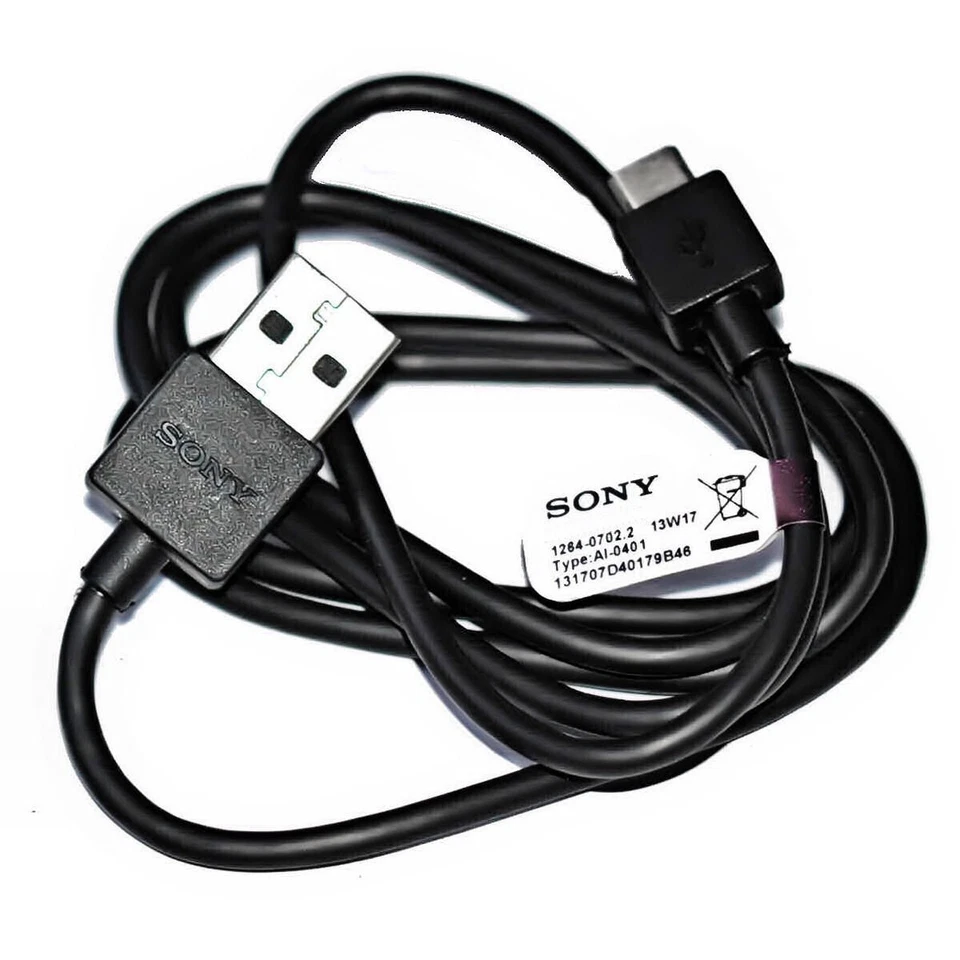 Cable de datos de carga micro USB original Sony EC802 para Xperia Play Foto 3 de 3