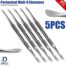 Periosteal Elevator Molt  9 Titanium Coated Double Ended Dental German Gr