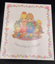 Vintage 1998 Hallmark Precious Moments Photo Album Scrapbook Memories To Cherish