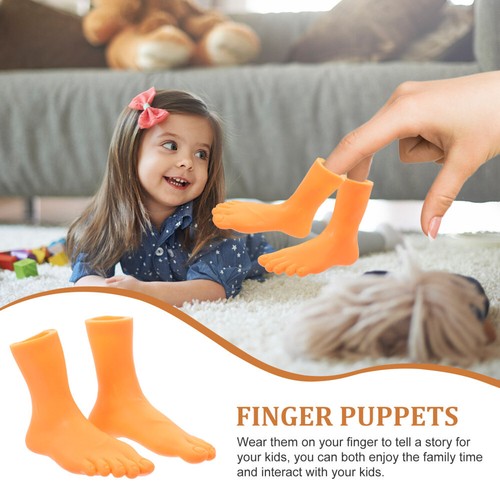 6 Pairs Fun Finger Puppets Finger Puppets For Toddlers 1-3 House - Picture 6 of 12