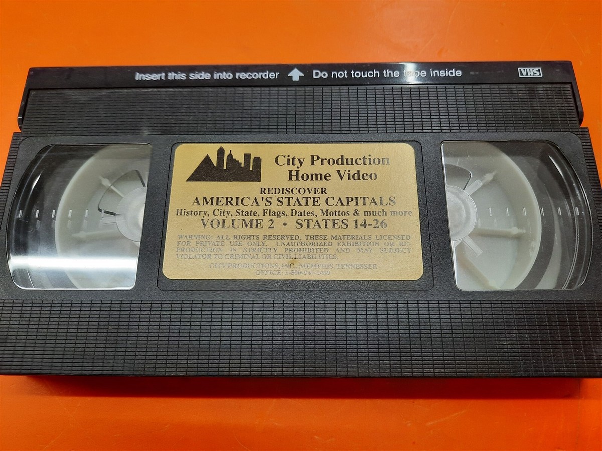 VHS Movie Video Tape America's State Capitals Vol. 2 **Tape VHS Movie Video Tape America's State Capitals Vol. 2 **Tape