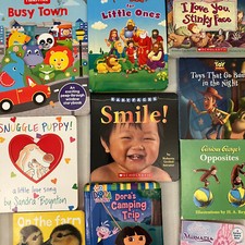 Children's Baby  Toddler Board Books Random Mix Kids Picture 12 Book Lot