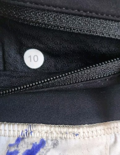 Lululemon Sz 10 Pace Setter Skirt Milky Way Multi Print / Black / Pigment Blue - Picture 9 of 11