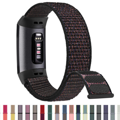 Nylon Uhrenarmband Ersatz Band Strap Für Fitbit Charge 5 / 6 Nylon Armband