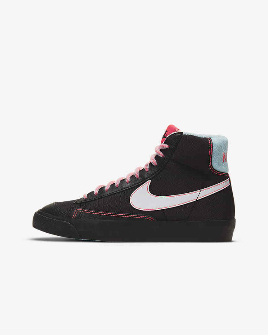 Nike Blazer Mid 77 Black Flash Crimson Pink White DD7710-001