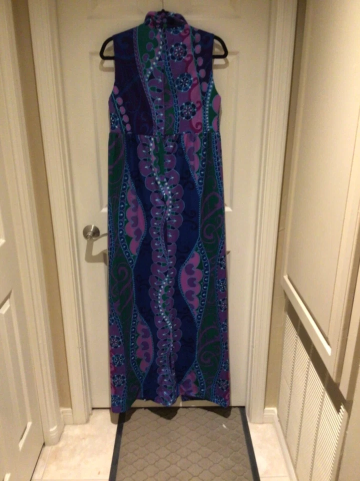 VINTAGE 70’s MOD LONG DRESS - Photo 2/4